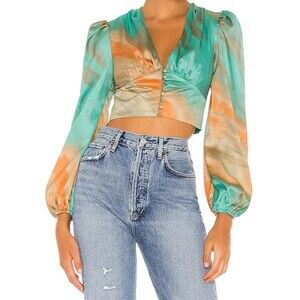 Milk & Honey Teal Blouson M